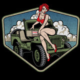 Pinup Girl Jeep T-shirt Shirts 