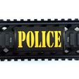 POLICE with Yellow Text Rail Covers Rail Cover 85567