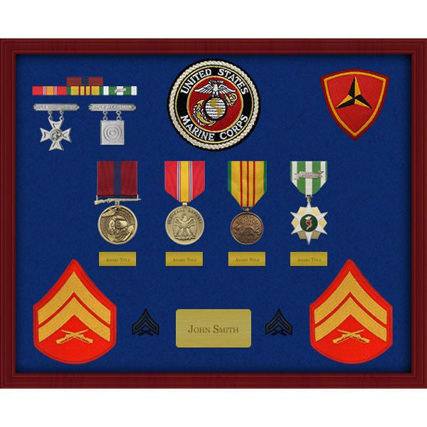 The mini popular medals - shadow box