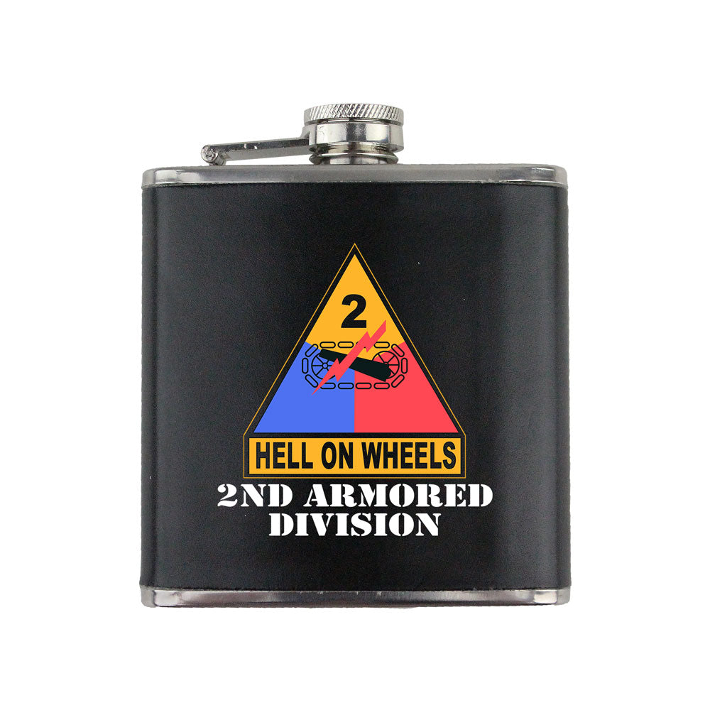 Full Color Army Unit 6 oz. Flask with Wrap Flasks SMFlask.0133