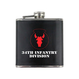 Full Color Army Unit 6 oz. Flask with Wrap Flasks SMFlask.0154