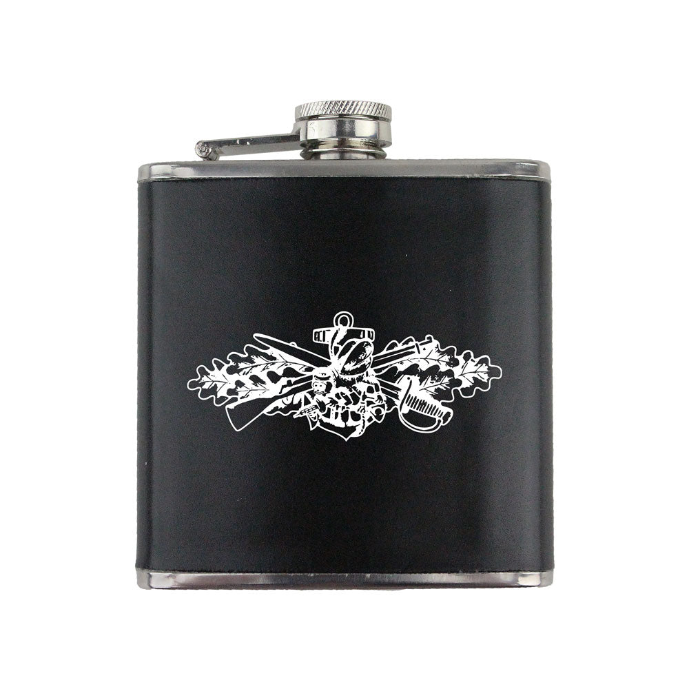 Army Badge 6 oz. Flasks with Wrap Flasks SMFlask.0304