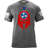 Spartan Helmet Tennessee Flag Distressed T-Shirt Shirts YFS.7.012.1.HGT.1