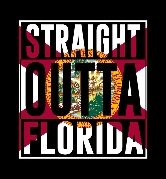 Straight Outta Florida T-Shirt Shirts 