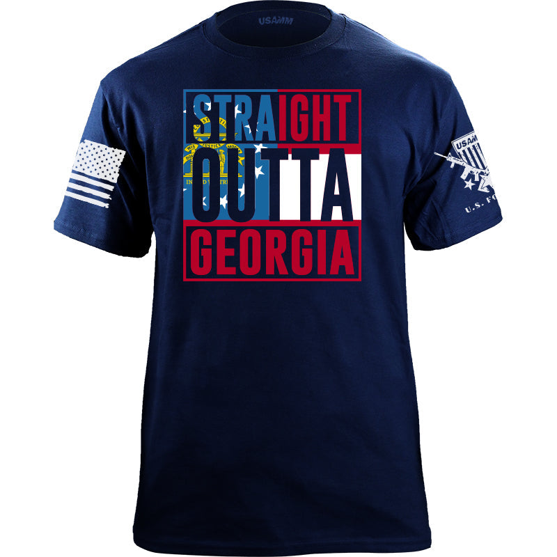 Straight Outta Georgia T-Shirt Shirts YFS.7.017.1.NYT.1