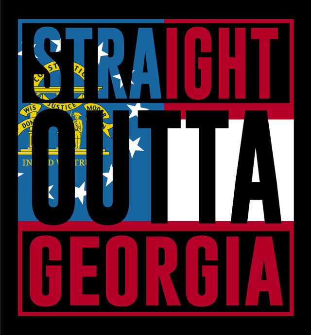 Straight Outta Georgia T-Shirt Shirts 