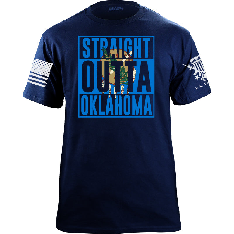 Straight Outta Oklahoma T-Shirt Shirts YFS.7.018.1.NYT.1