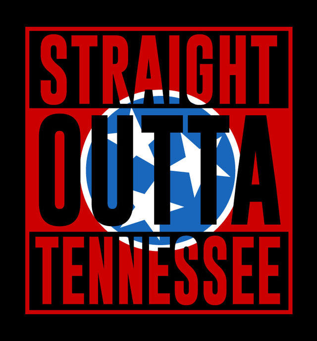 Straight Outta Tennessee T-Shirt Shirts 