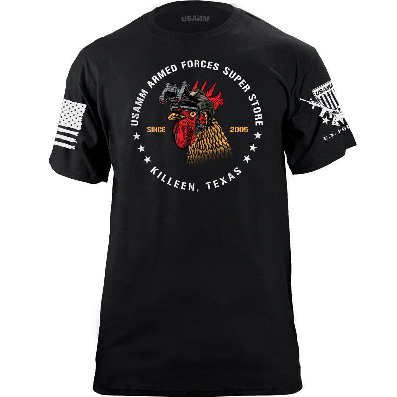 Tactical Rooster Circle T-Shirt Shirts YFS.6.001.1.BKT.1