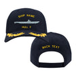 U.S. Navy Custom Ship Cap - Captain Scrambled Eggs - Tench Class Submarine Hats and Caps 