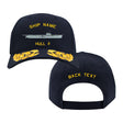 US Navy Custom Ship Cap - Admiral Scrambled Eggs - Wolverine Class Carrier WWII Hats and Caps 