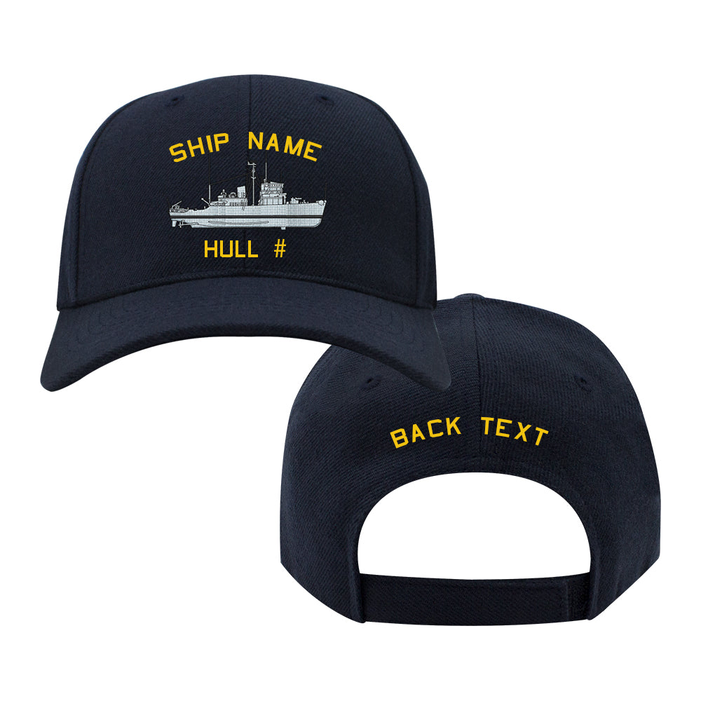 U.S. Navy Custom Ship Cap - Agile Minesweeper Hats and Caps Agile.Navy