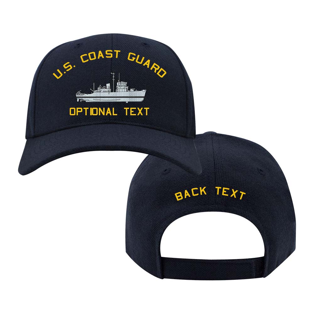 Coast Guard Custom Ship Cap - Agile Minesweeper Hats and Caps 