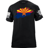 Arizona Flag Paint Swatch T-Shirt Shirts YFS.7.001.1.BKT.1