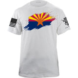 Arizona Flag Paint Swatch T-Shirt Shirts 