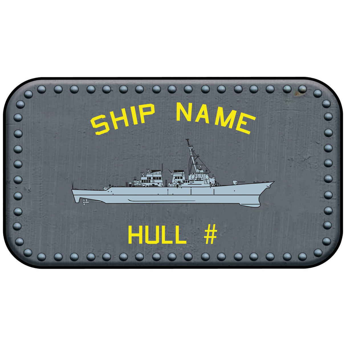 U.S. Navy Custom Ship Sticker Stickers and Decals AB.sticker