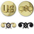 Army Chemical Branch Insignia - Officer and Enlisted Badges 