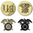 Army Quartermaster Branch Insignia - Officer and Enlisted Badges 