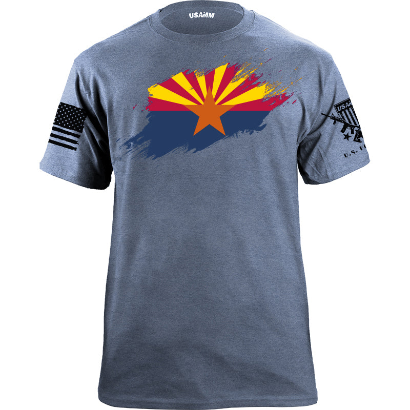 Arizona Flag Paint Swatch T-Shirt Shirts YFS.7.001.1.LBT.1