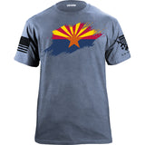 Arizona Flag Paint Swatch T-Shirt Shirts YFS.7.001.1.LBT.1