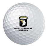 101st Airborne Division Badge Golf Ball Set Golf Balls 