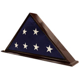 Veteran Flag Case with Nameplate Shadow Boxes, Display Cases, and Presentation Cases 