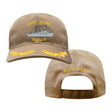 U.S. Navy Custom Ship Cap - Coyote - Captain Scrambled Eggs- Chanticleer Class Sub Rescue Hats and Caps 