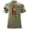 Tactical Davy Crockett T-Shirt Shirts YFS.3.012.1.MGT.1