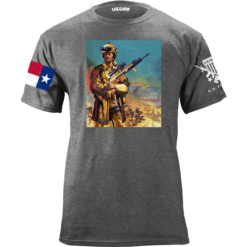 Copy of Tactical Davy Crockett Square T-Shirt Shirts 