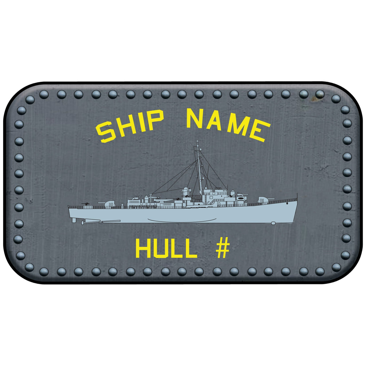 U.S. Navy Custom Ship Sticker Stickers and Decals Tender.sticker