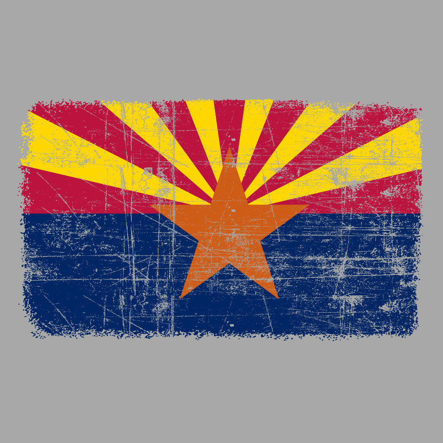 Personalized Arizona Flag Performance Fishing Shirts, Ar Skull