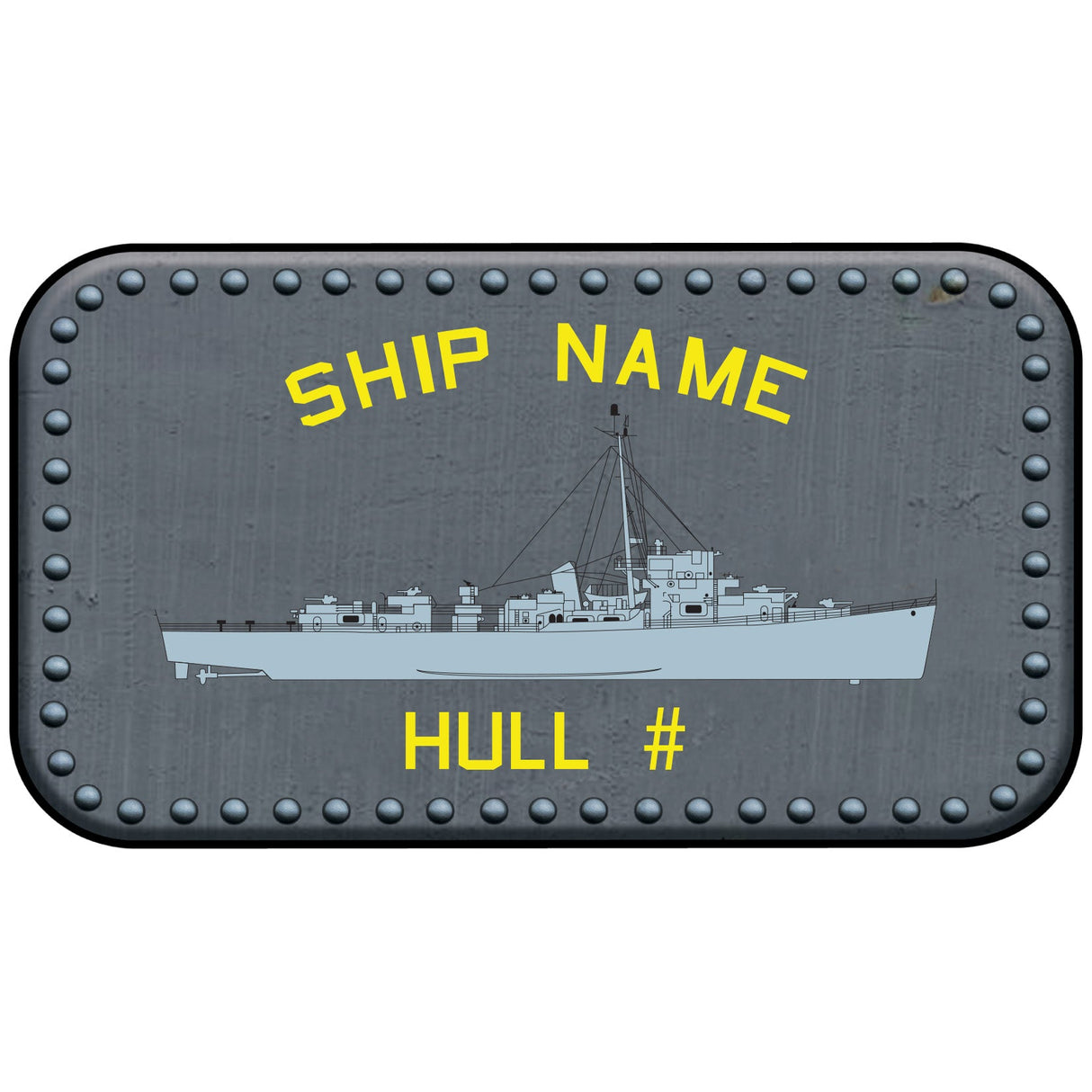 U.S. Navy Custom Ship Sticker Stickers and Decals Evarts.sticker