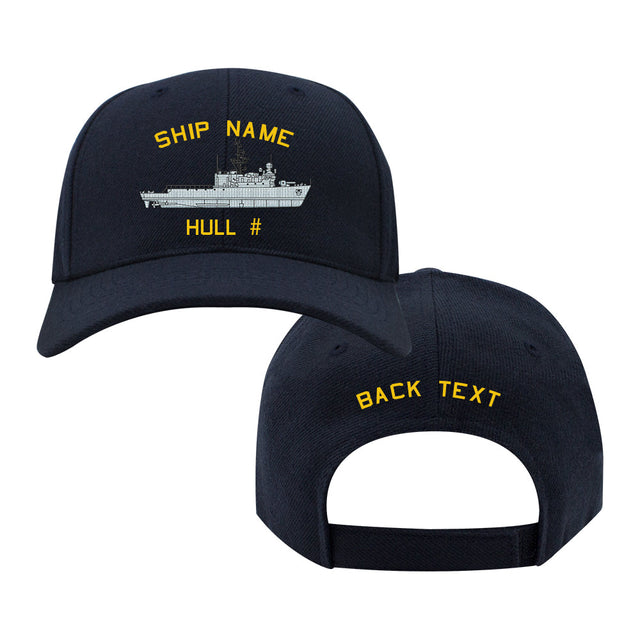 U.S. Navy Custom Ship Cap - Famous Class Cutter Hats and Caps 