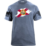 Florida Flag Paint Swatch T-Shirt Shirts YFS.7.003.1.LBT.1