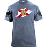 Florida Flag Paint Swatch T-Shirt Shirts YFS.7.003.1.LBT.1