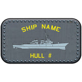 U.S. Navy Custom Ship Sticker Stickers and Decals Sherman.sticker