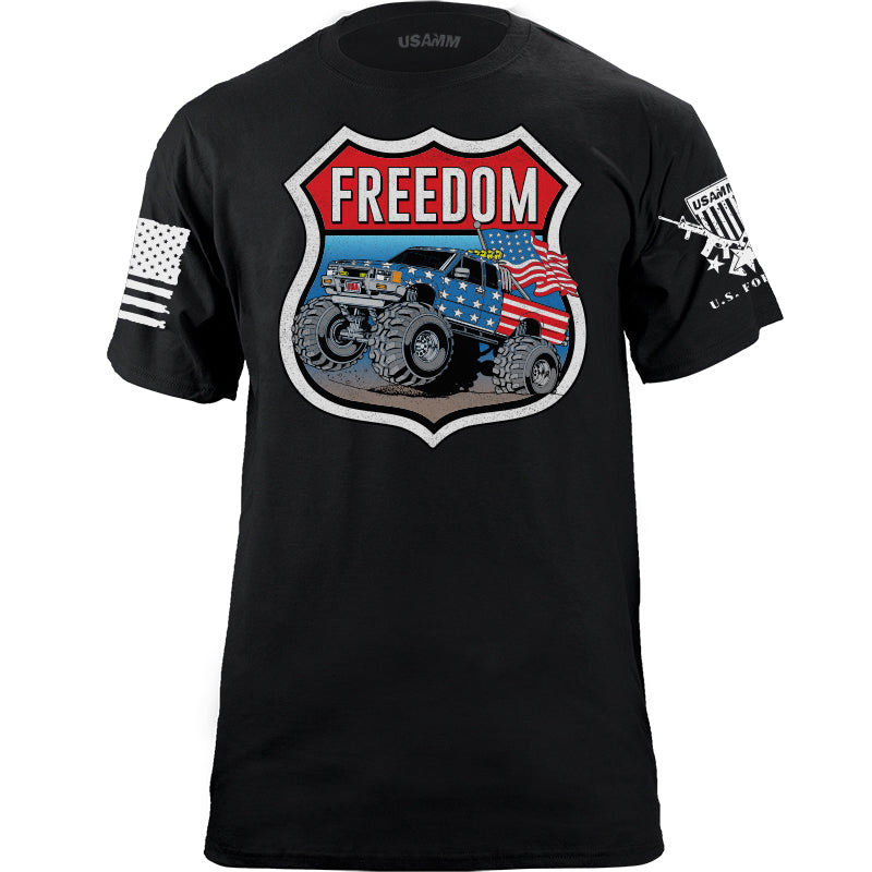 Freedom Monster Truck T-Shirt Shirts 