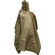 Coyote Brown Enhanced Rip-Stop Poncho Tactical Outerwear 