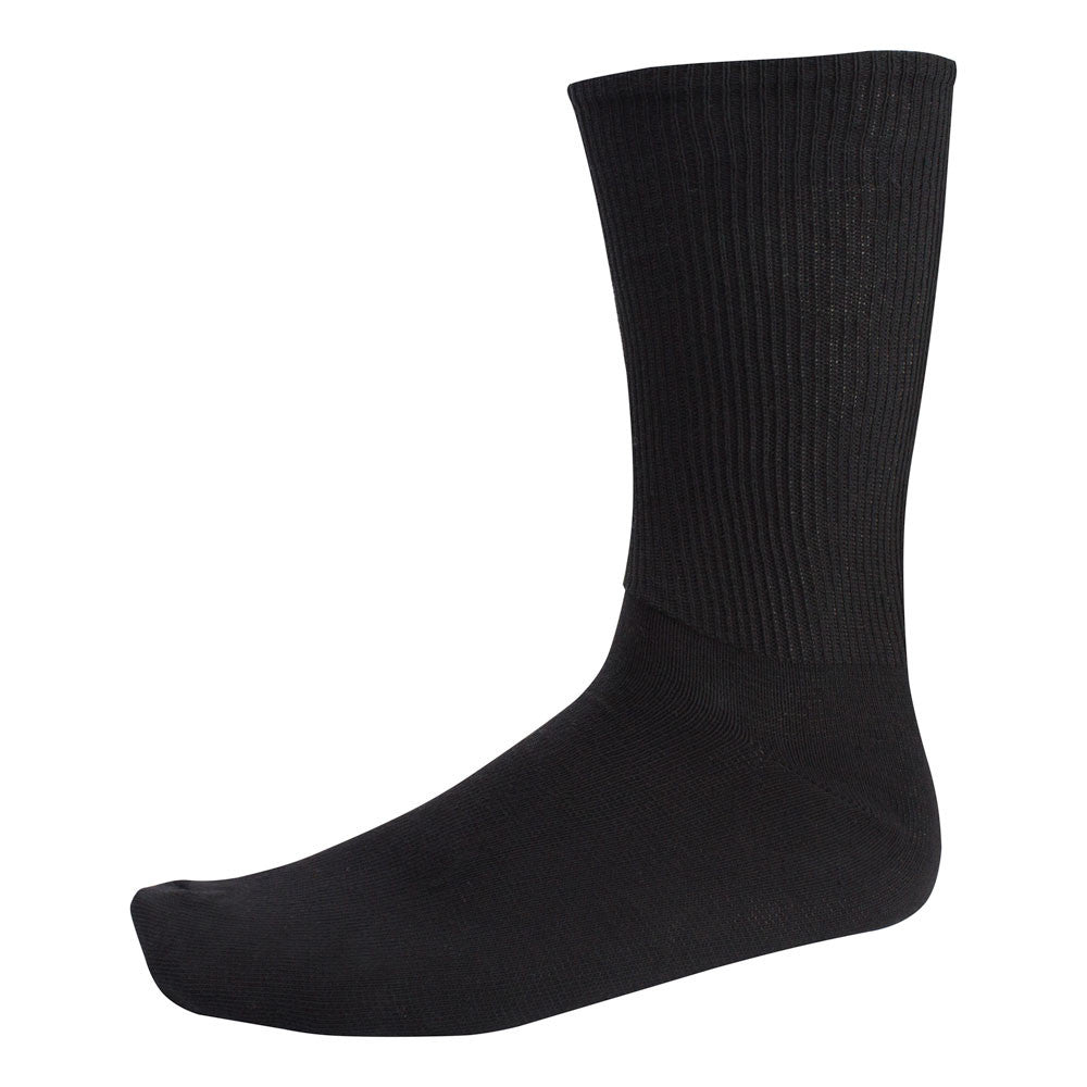 Black Military Dress Socks (10-13) Footwear 