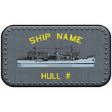 U.S. Navy Custom Ship Sticker Stickers and Decals Haskell.sticker