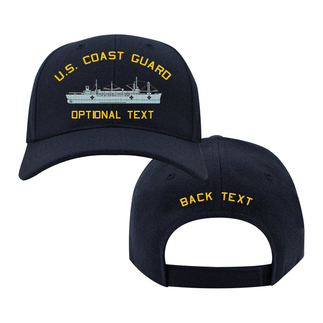 Coast Guard Custom Ship Cap - Haven Class Hospital Ship Hats and Caps 