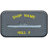 U.S. Navy Custom Ship Sticker Stickers and Decals Iowa.sticker