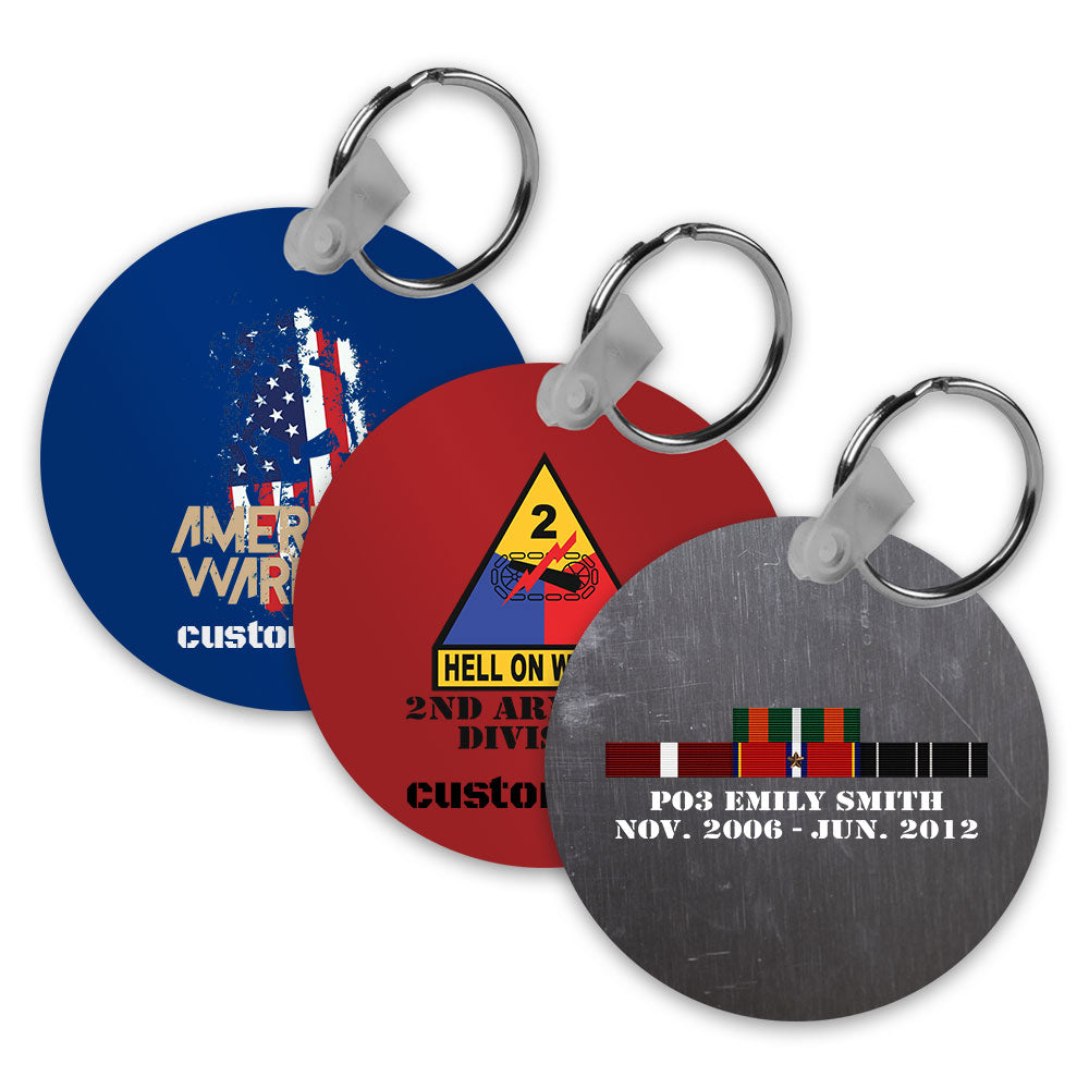 Army Mom Customizable ACU Name Tape Key Chain – MotherProud