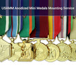 USAMM Anodized Miniature Medals Mounting Service Tailoring & Mounting Services 