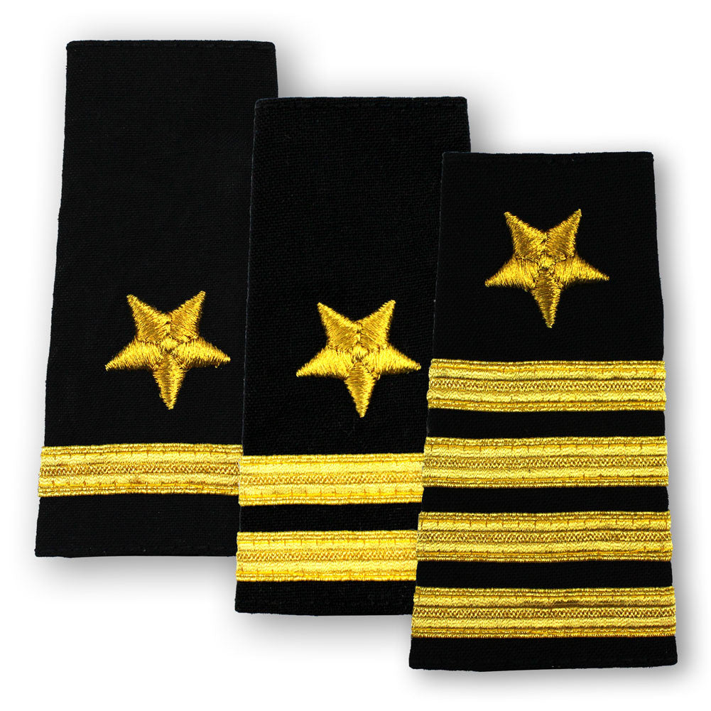 Navy Soft Shoulder Marks - Line Rank 