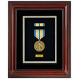 New! Pre-Assembled Single Medal Display Case Shadow Boxes, Display Cases, and Presentation Cases SP.SMDC.BK.Assembled