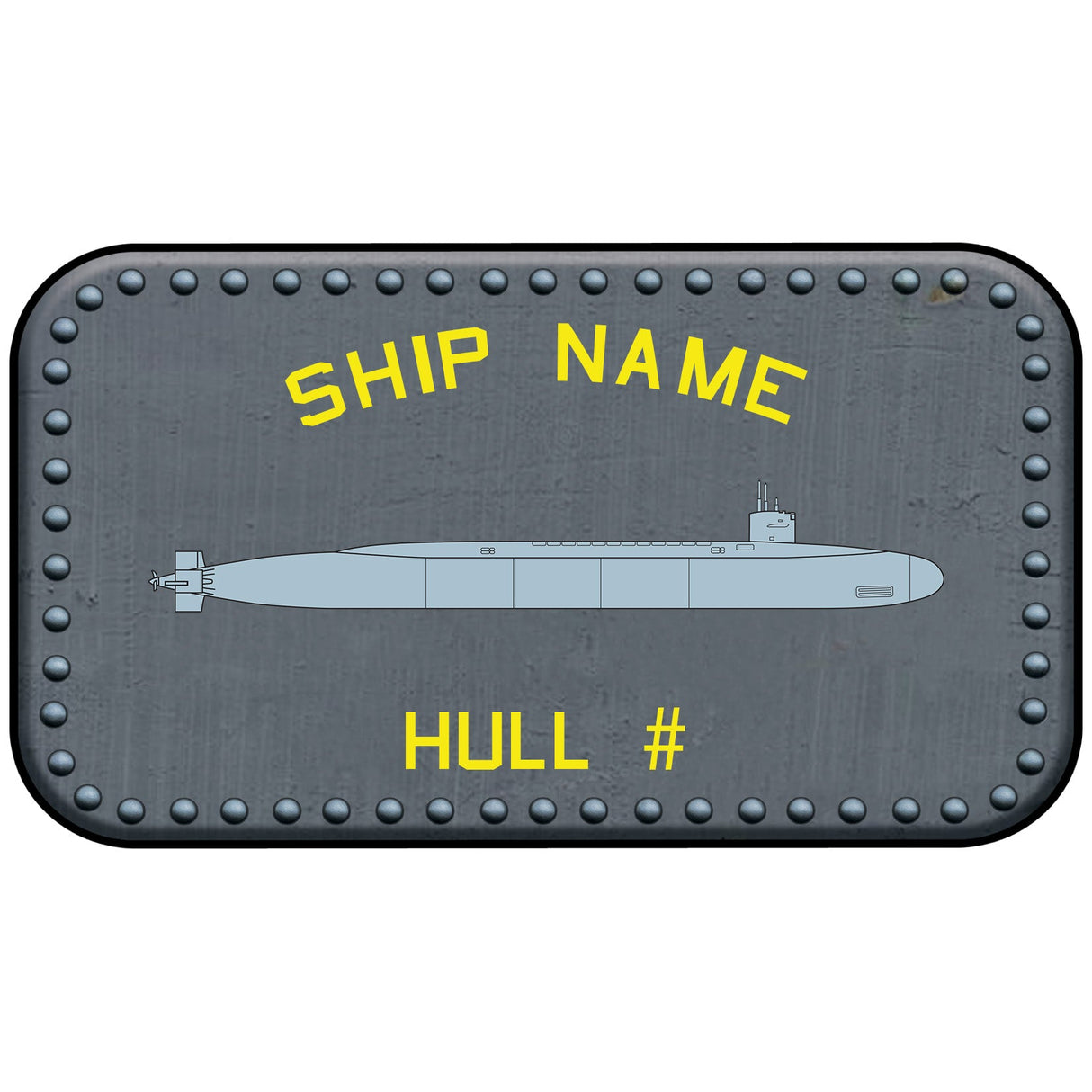 U.S. Navy Custom Ship Sticker Stickers and Decals Ohio.sticker