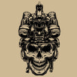 Operator Skull Black Ink T-shirt Shirts 