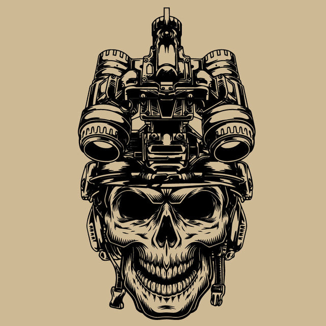 Operator Skull Black Ink T-shirt Shirts 