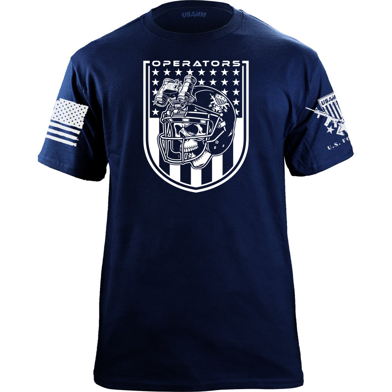 Football Operators Shield 1 color T-Shirt Shirts YFS.3.065.1.NYT.1